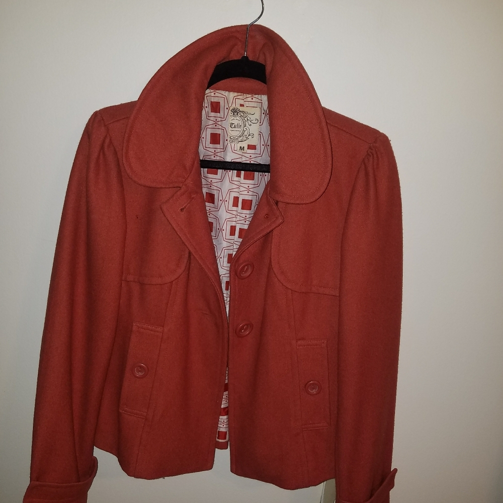Tulle Wool Jackets  size M